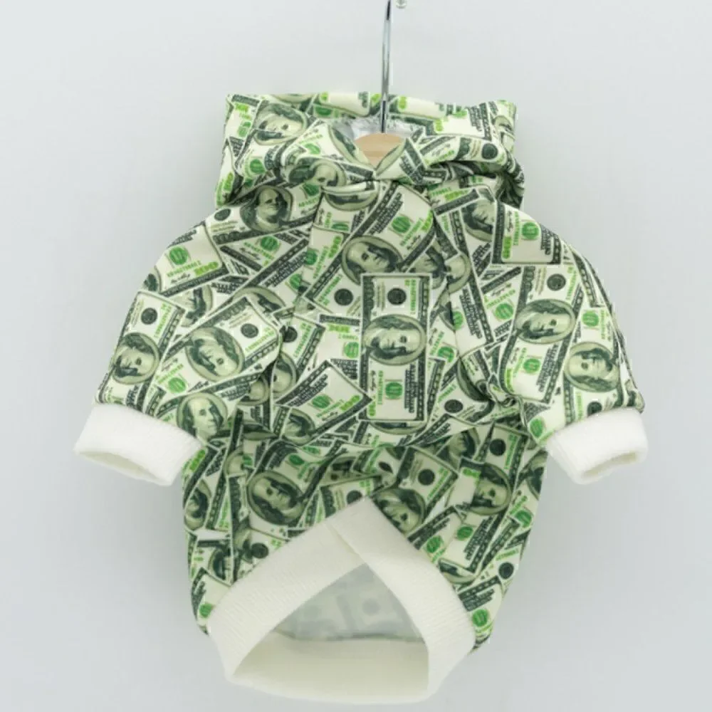 Hoodie for small or medium dog.New. Easy clean.